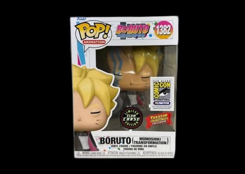 Funko Pop! BORUTO Momoshiki Transformation 2023 SDCC Exclusive, Chase edition, Toystop Figure #1382