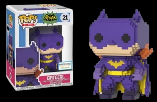 Funko Pop! Classic 1966 Purple 8-Bit Batgirl Barnes and Noble Figure #21