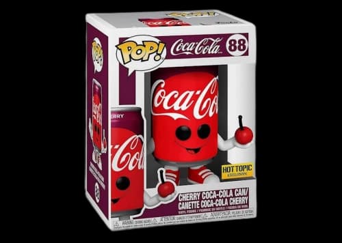 Funko Pop! Cola-Cola Cherry Coca-Cola Can Hot Topic Exclusive Figure #88
