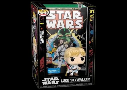 Funko Pop! Comic Covers Star Wars Luke Skywalker Walmart Exclusive Figure #01