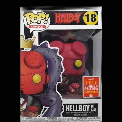 Funko Pop! Comics Hellboy in Suit Summer Convention Figure #18