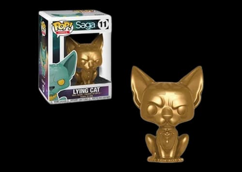 Funko Pop! Comics Saga Lying Cat (Gold) BAM Exclusive Figure #11