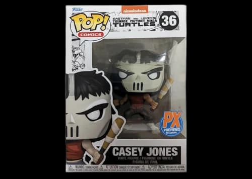Funko Pop! Comics Teenage Mutant Ninja Turtles Casey Jones PX Previews Exclusive Figure #36