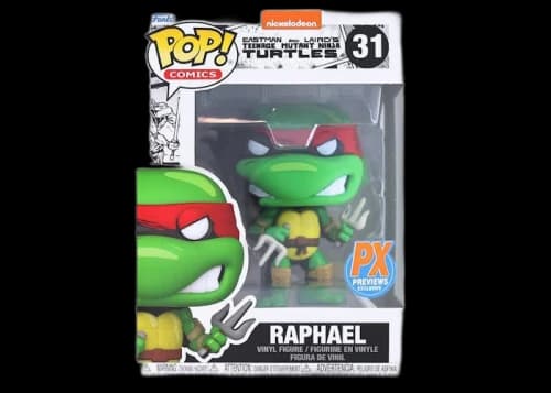 Funko Pop! Comics Teenage Mutant Ninja Turtles Raphael PX Previews Exclusive Figure #31