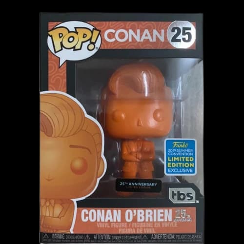 Funko Pop! Conan O'Brien (Orange) 25th Anniversary Limited Edition Summer Convention Figure #25