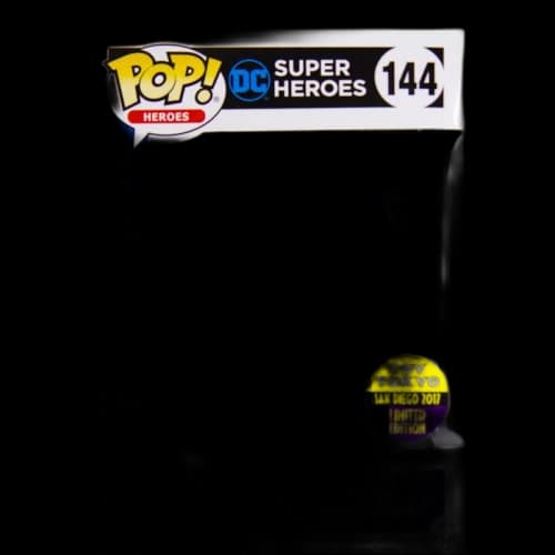 Funko Pop! DC Super Heroes Batman (Blue Chrome) SDCC Toy Tokyo Exclusive Figure #144