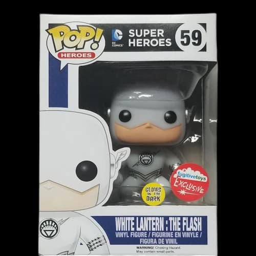 Funko Pop! DC Super Heroes White Lantern (The Flash) (Glow) Fugitive Toys Exclusive Figure #59