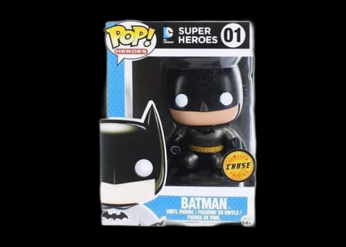 Funko Pop! DC Heroes Batman (Chase) (Metallic) Figure #01