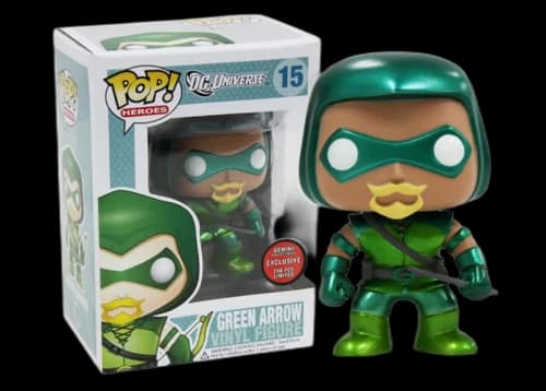 Funko Pop! DC Universe Green Arrow (Metallic) Gemini Collectibles Figure #15