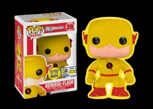 Funko Pop! DC Universe Reverse Flash (Glow) SDCC Figure #39