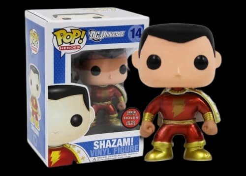 Funko Pop! DC Universe Shazam! (Metallic) Gemini Collectibles Figure #14