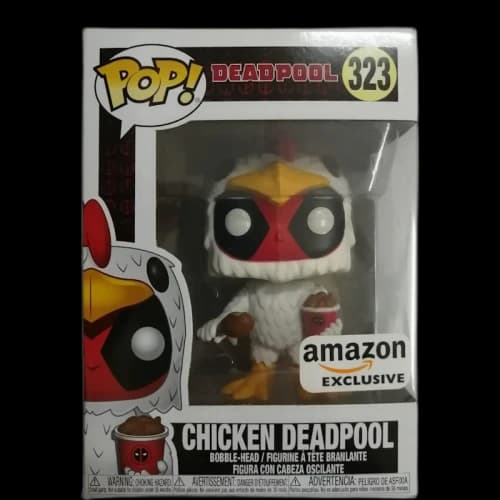 Funko Pop! Deadpool Chicken Deadpool Amazon Exclusive Bobble-Head Figure #323