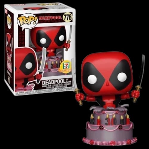 Funko Pop! Deadpool (In Cake) (Metallic) (7-Eleven) Figure #776