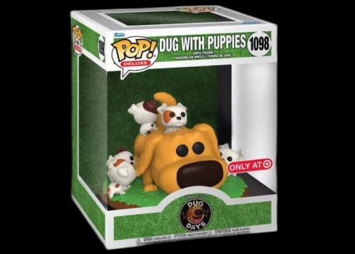 Funko Pop! Deluxe Disney Dug Days Dug With Puppies Target Exclusive Figure #1098