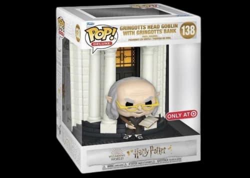 Funko Pop! Deluxe Harry Potter Gringotts Head Goblin With Gringotts Bank Target Exclusive Figure #138