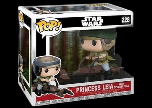 Funko Pop! Deluxe Leia on Speeder Bike Figure #228