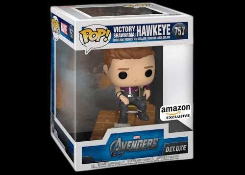 Funko Pop! Deluxe Marvel Avengers Victory Shawarma: Hawkeye Amazon Exclusive Figure #757