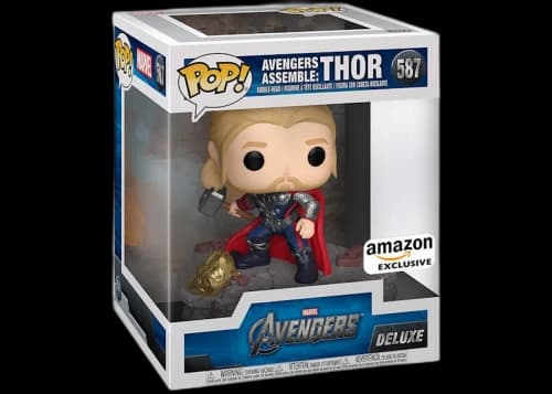Funko Pop! Deluxe Marvel The Avengers: Avengers Assemble (Thor) Amazon Exclusive Figure #587