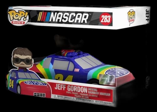 Funko Pop! Deluxe Rides NASCAR Jeff Gordon Driving Rainbow Warrior Figure #283