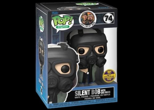 Funko Pop! Digital Jay & Silent Bob (Silent Bob with Gas Mask) Funko NFT Release Exclusive Figure #74 (LE 999)
