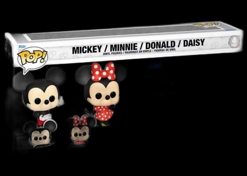 Funko Pop! Disney 100 Mickey, Minnie, Donald and Daisy Walmart Exclusive 4-Pack