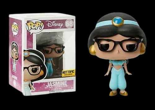 Funko Pop! Disney Aladdin Jasmine Hipster Hot Topic Exclusive Figure #68