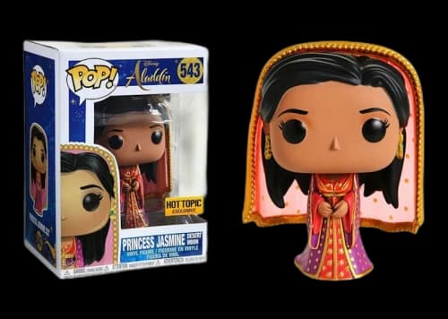 Funko Pop! Disney Aladdin Princess Jasmine Hot Topic Exclusive Figure #543