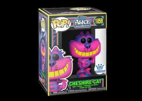 Funko Pop! Disney Alice In Wonderland Cheshire Cat Black Light Funko Shop Exclusive Figure #1059