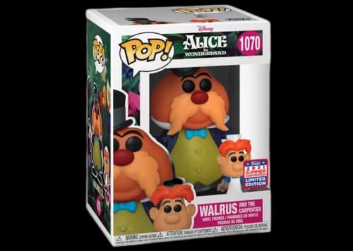 Funko Pop! Disney Alice In Wonderland Walrus And The Carpenter 2021 Summer Convention Exclusive Figure #1070