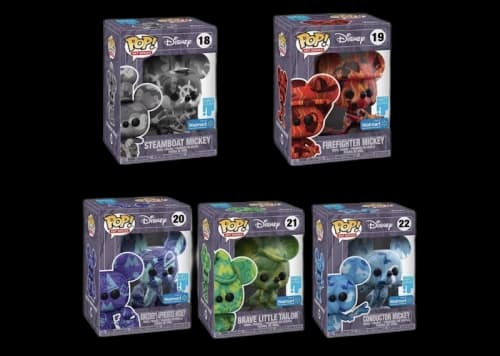 Funko Pop! Disney Artist Series Mickey Complete Bundle Walmart Exclusive Set Of 5