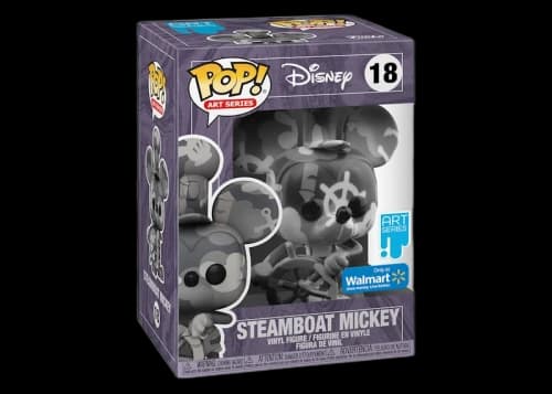 Funko Pop! Disney Artist Series Steamboat Mickey Walmart Exclusive Figure #18