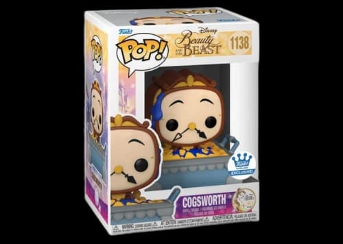 Funko Pop! Disney Beauty and The Beast Cogsworth Funko Shop Exclusive Figure #1138