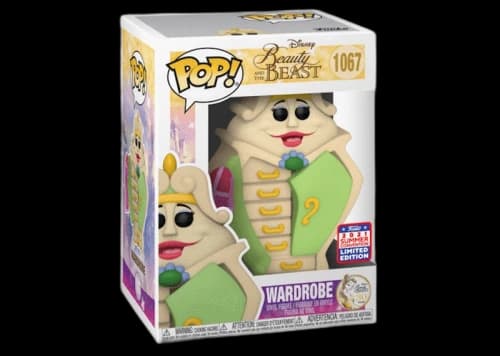 Funko Pop! Disney Beauty And The Beast Wardrobe 2021 Summer Convention Exclusive Figure #1067