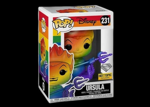 Funko Pop! Disney Diamond Collection Pride 2021 Ursula Hot Topic Exclusive Figure #231