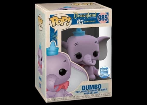Funko Pop! Disney Disneyland Resort 65th Anniversary Dumbo Funko Shop Exclusive Figure #985