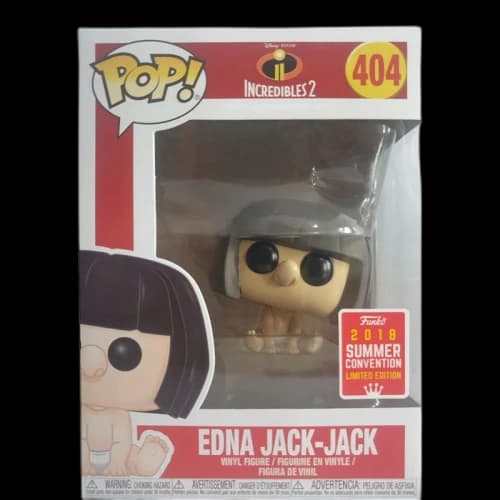 Funko Pop! Disney Incredibles 2 Edna Jack-Jack Summer Convention Figure #404