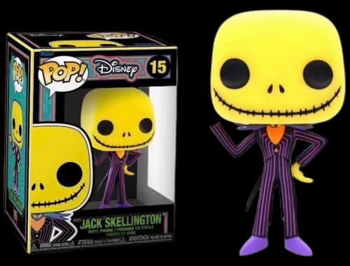 Funko Pop! Disney: Jack Skellington (Black Light) Figure #15