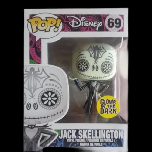Funko Pop! Disney Jack Skellington (Day of the Dead) (Glow) Hot Topic Exclusive Figure #69