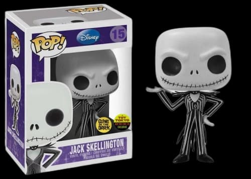Funko Pop! Disney Jack Skellington (Glow) Toy Tokyo Figure #15