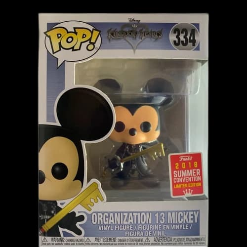 Funko Pop! Disney Kingdom Hearts Organization 13 Mickey Summer Convention Edition Figure #334