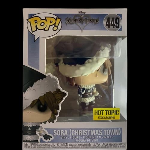 Funko Pop! Disney Kingdom Hearts Sora (Christmas Town) Hot Topic Exclusive Figure #449