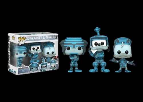 Funko Pop! Disney Kingdom Hearts Sora, Goofy & Donald GameStop Exclusive 3 Pack