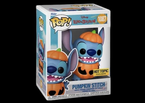 Funko Pop! Disney Lilo And Stitch Pumpkin Stitch Hot Topic Exclusive Figure #1087