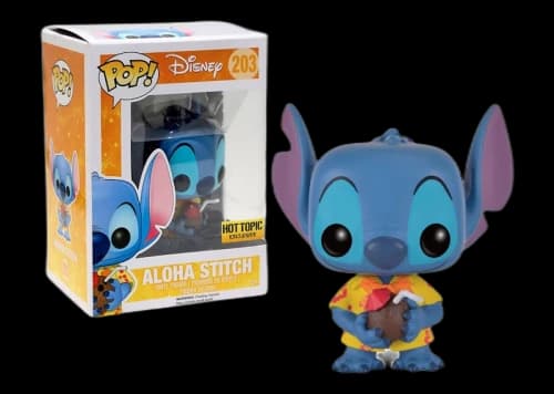 Funko Pop! Disney Lilo & Stitch Aloha Stitch Hot Topic Exclusive Figure #203