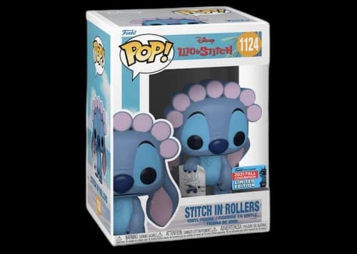 Funko Pop! Disney Lilo & Stitch: Stitch In Rollers 2021 Fall Convention Exclusive Figure #1124