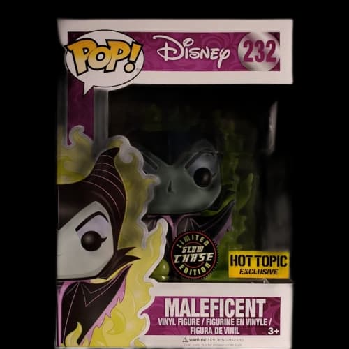 Funko Pop! Disney Maleficent (Glow) (Chase) Hot Topic Exclusive Figure #232