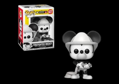 Funko Pop! Disney Mickey 90th Anniversary Mickey The True Original Firefighter (Black/White) Figure #427