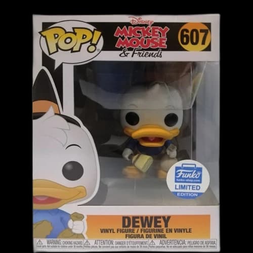Funko Pop! Disney Mickey Mouse & Friends Dewey Funko Shop Edition Figure #607