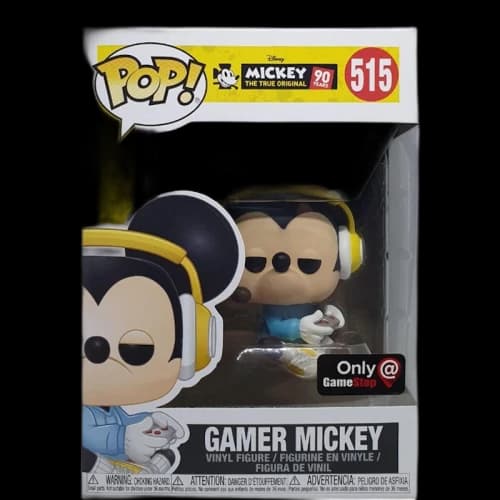 Funko Pop! Disney Mickey The True Original Gamer Mickey Game Stop Exclusive Figure #515