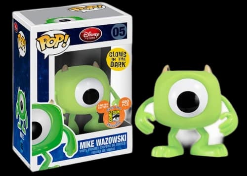Funko Pop! Disney Mike Wazowski (Chase) (Glow) SDCC Figure #05